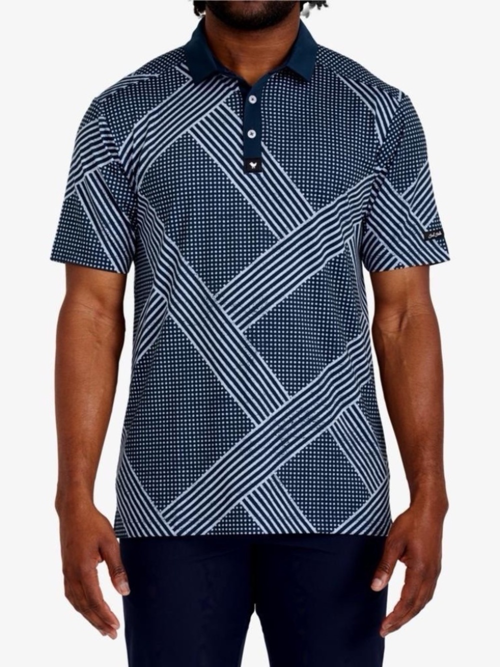 Bad Birdie Retro Boomin Short Sleeve Golf Polo Men's L